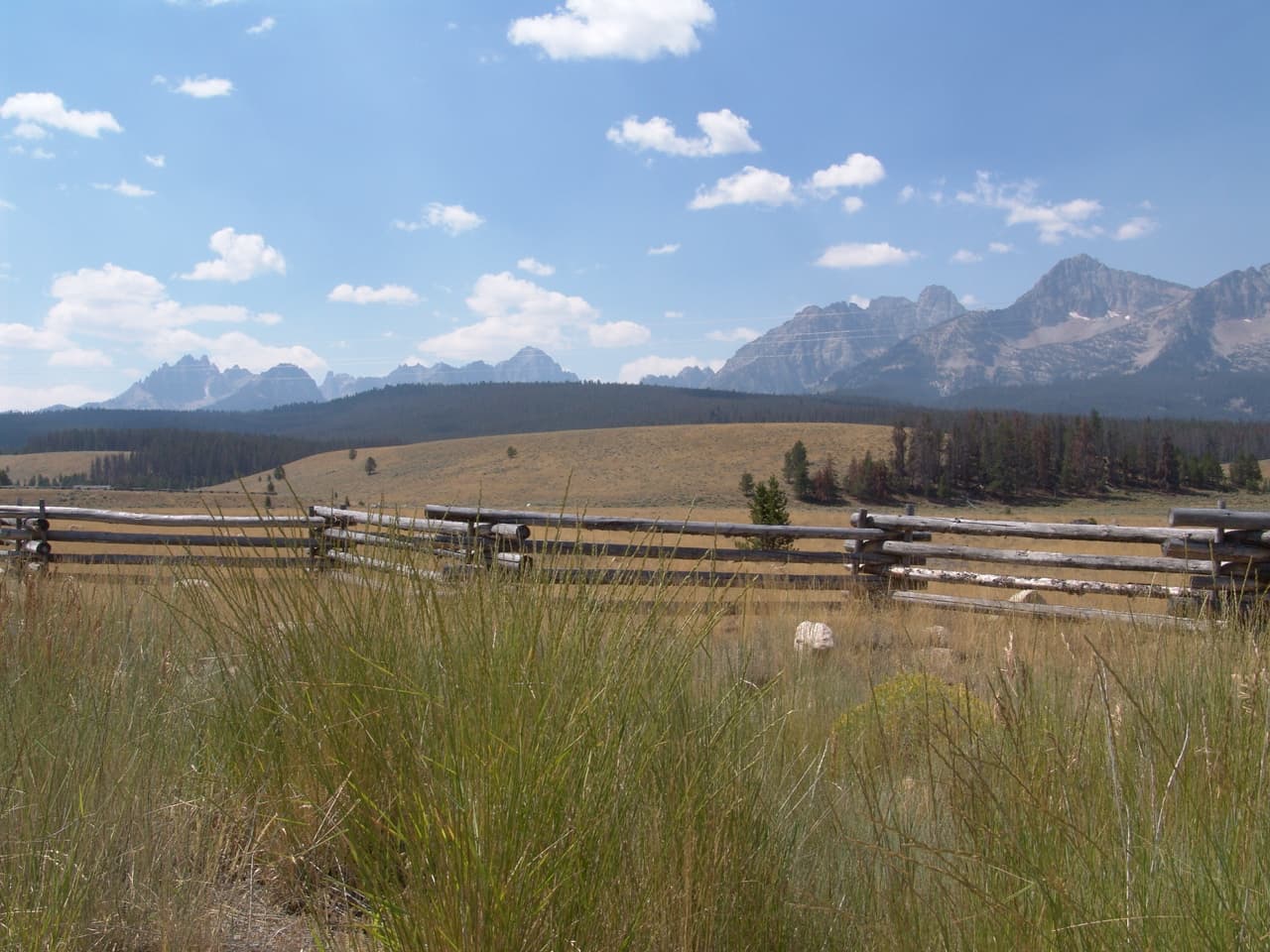 Ponderosa Pine Scenic Byway — overland route near Idaho City, Idaho, Idaho