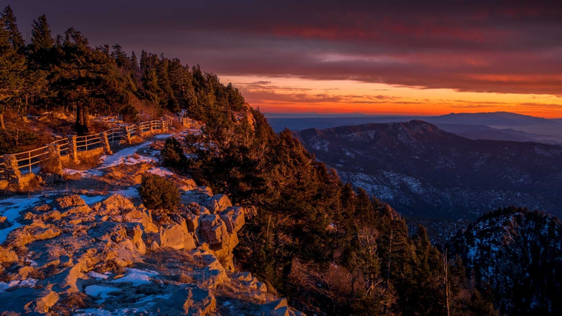 10K Trail and Sandia Crest Forest Roads — overland route near Cedar Crest, New Mexico, New Mexico