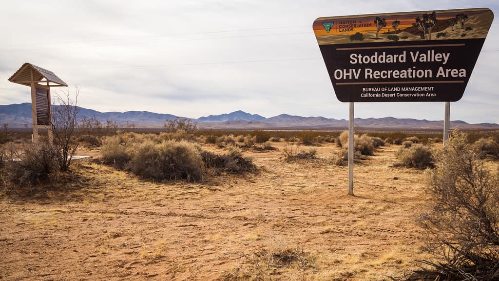 Stoddard Valley Off-Highway Vehicle Recreation Area — ohv area near Barstow, California