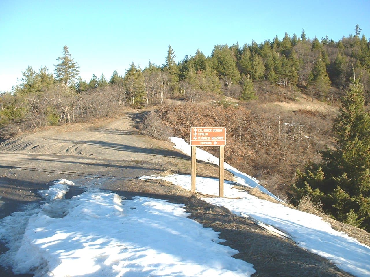 Mendocino Pass Road (Forest Highway 7) — overland route near Stonyford, California, California