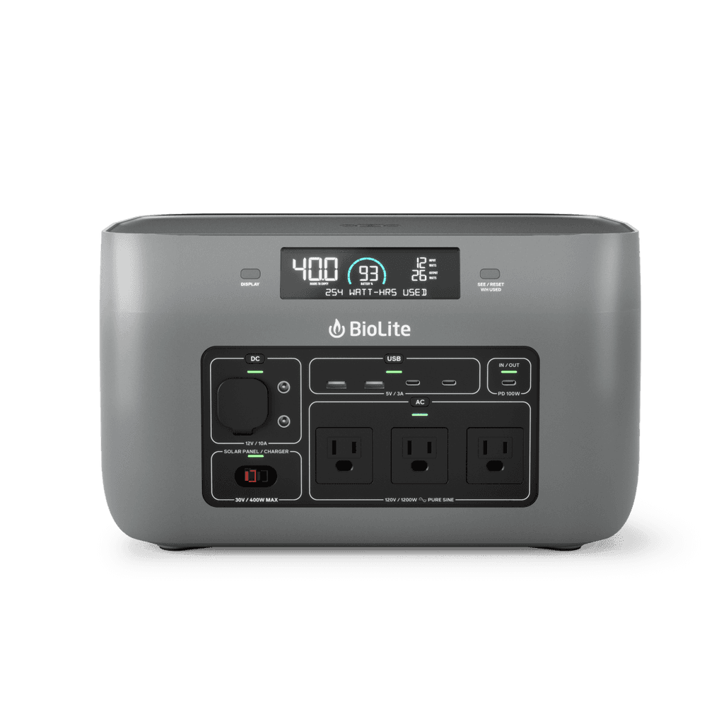 BioLite BaseCharge 1500 Portable Power Station — Power & Electrical