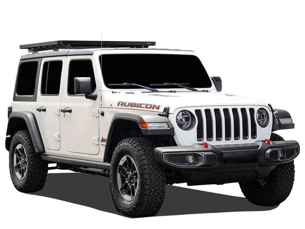 Front Runner Jeep Wrangler JL 4-Door Extreme Slimline II 1/2 Roof Rack Kit — Roof Racks
