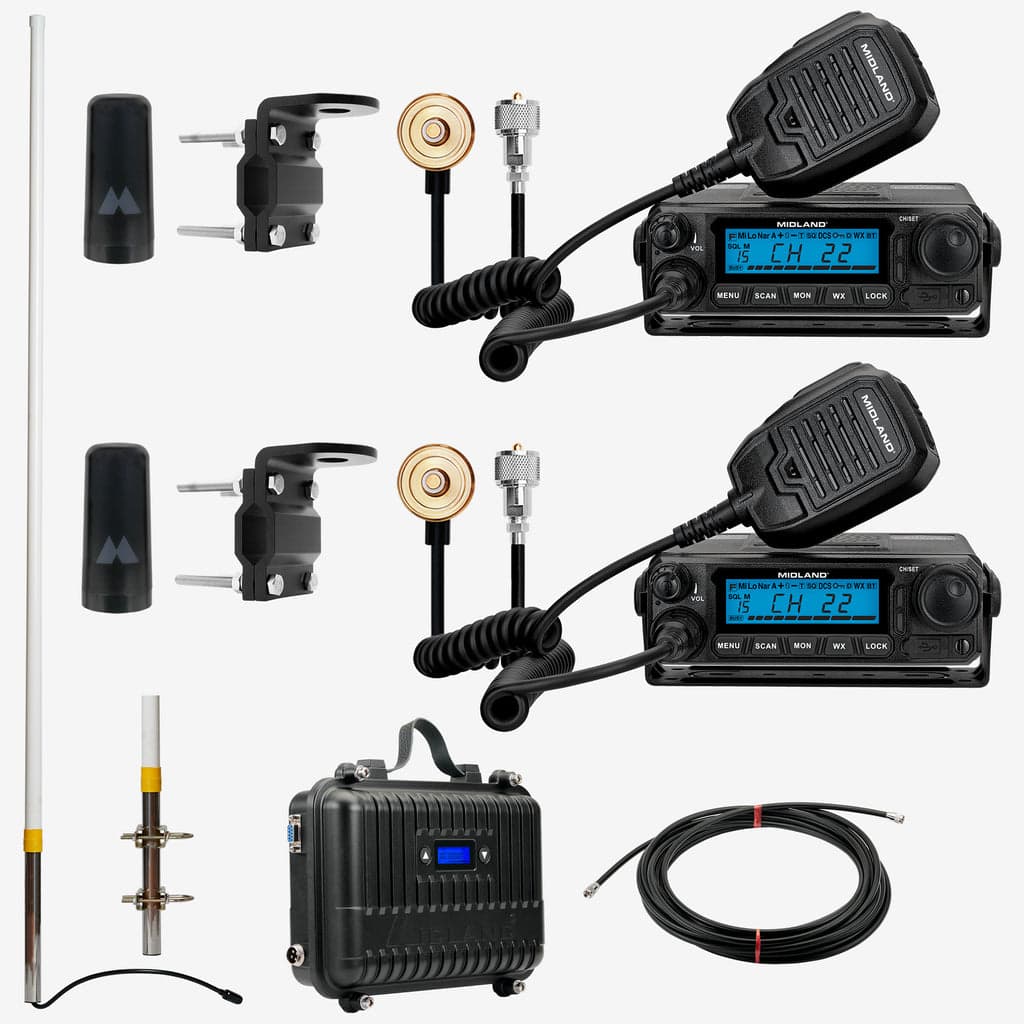 Midland Radio MXR500AG 50W GMRS Repeater Bundle — Communication